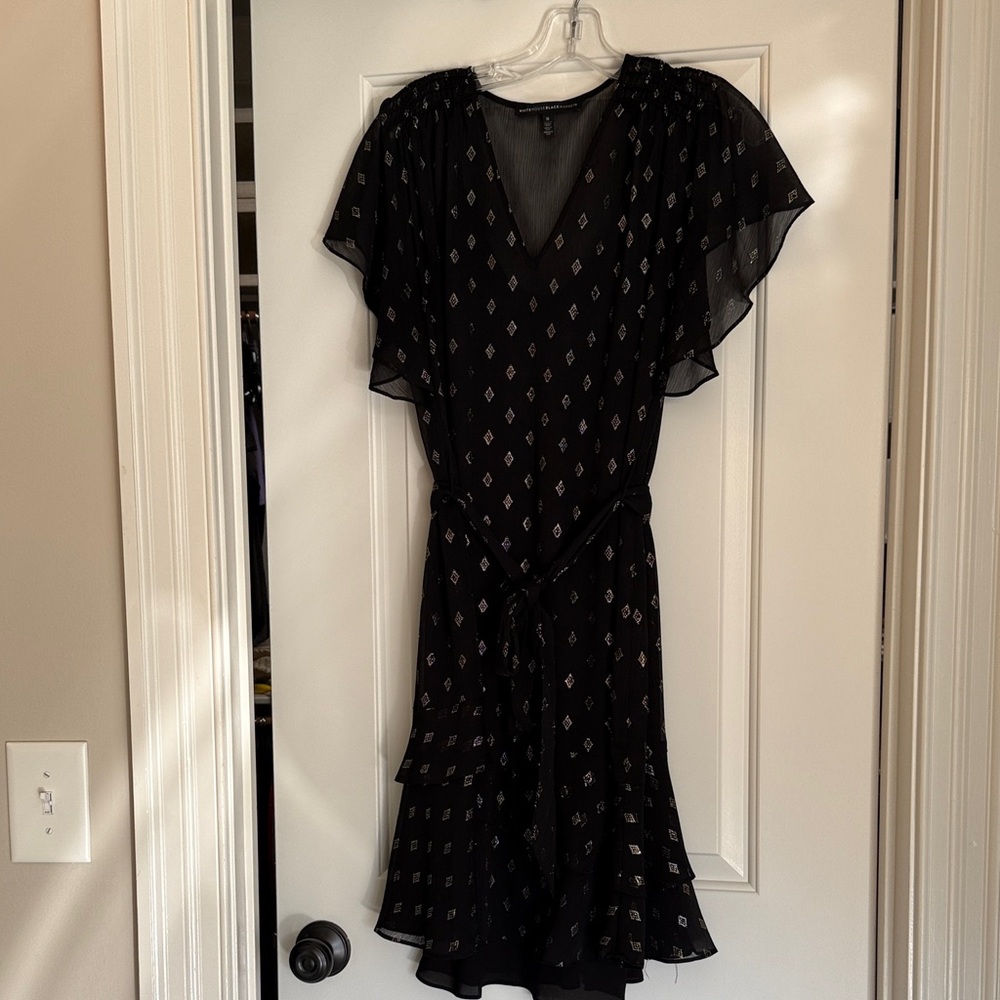 White House Black Market Black Diamond Midi Dress